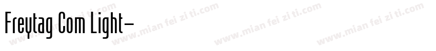 Freytag Com Light字体转换